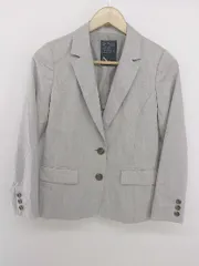 ◇ N. Natural Beauty Basic 2B 長袖 テーラードジャケット サイズM ライトグレー系 レディース P  【中古】 【1209160005057】のサムネイル