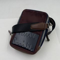 未使用級✨Paul Smith 本革ショルダーバッグ ブランデッドカラーエッジ