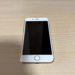 美品　iphone8 アフォン8　Apple iPhone　ケース付　ホワイトピンクゴールド　64GB　SIMフリー　MQ7A2J/A　バッテリー最大容量100％
