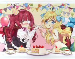 中古】タペストリー 邪神ちゃん＆花園ゆりね B2タペストリー 「邪神
