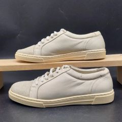 美品】SHIPS別注 PIEVE42 「ピエ―ヴェ」上品レザースニーカーグレー 