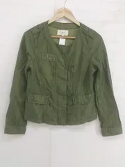 ◇ SHIPS シップス ジップアップ 装飾 長袖 ブルゾン サイズM カーキ レディース P  【中古】 【1209220000428】のサムネイル