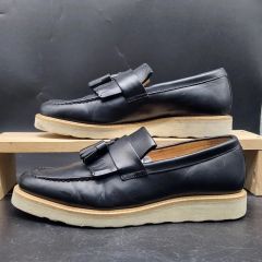 新品 ホーキンス HL17000 本革 レザー スニーカー 黒 28.0 ① - メルカリ