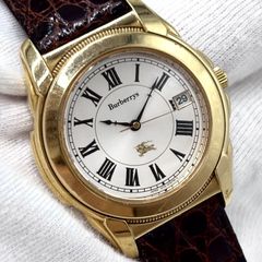 BURBERRY ゴールド 4Pダイヤ レディース 腕時計 1605 BURBERRY ゴールド 4Pダイヤ レディース 腕時計 1605 - メルカリ