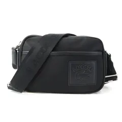 LACOSTE ラコステ ショルダーバッグ NH5074IX REPORTER BAG クラシックス ナイロンミニレポーターバッグ  ブラック 黒   47000090