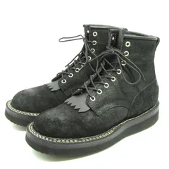 美品 WHITE'S BOOTS ホワイツ US9E 27cm ノースウエスト ニッケルアイレット カスタム NORTH WEST ブラック オイルドラフアウト  35005535のサムネイル