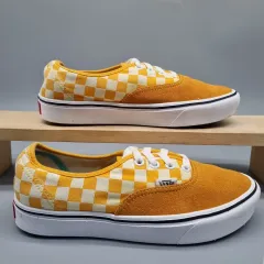 VANS コンフィクッシュ チェッカーボード レディーススニーカー 240