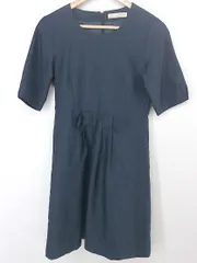◇ BEAMS LIGHTS ビームス ライツ フォーマル 五分袖 ミニ ワンピース サイズ38 ネイビー レディース P  【中古】 【1209270007774】のサムネイル