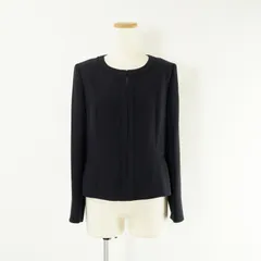 未使用 Aylesbury アリスバーリー ノーカラー ジャケット 濃紺 ネイビーのサムネイル