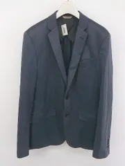 ◇ renoma HOMME レノマオム 2B 長袖 テーラードジャケット サイズS ネイビー メンズ P  【中古】 【1209280002325】のサムネイル