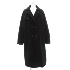 アズールバイマウジー AZUL by moussy コート ロング S 黒 ブラック ダブルブレスト レギュラーカラー /KRのサムネイル