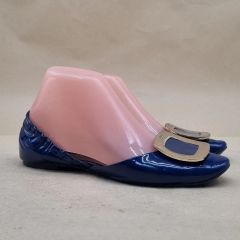 Roger Vivier ビジュー デニムフラットシューズ37.5