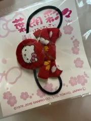(新品) ハローキティ 日本 リボン ヘア紐