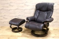 エコーネス ビューシグネチャーストレスレスチェア オットマン付き M