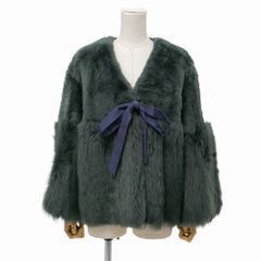 Drawer ドゥロワー ウールカシミヤフォックスファージャケット