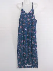 ◇ le coeur blanc ルクールブラン キャミソール ロング ワンピース サイズ38 ブルー系 レディース P  【中古】 【1210110001104】のサムネイル