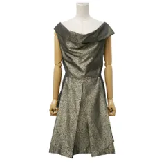 Vivienne Westwood ANGLOMANIA ヴィヴィアンウエストウッド アングロマニア ワンピース サイズ42 ノースリーブ インバーテッドプリーツ フレア ブランド古着【中古】20260516/RA9410のサムネイル