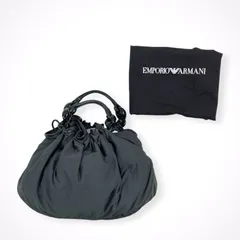 EMPORIO ARMANI / ギャザーボールハンドバッグ 参考定価：100,000程度