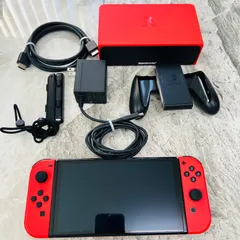 【完動品】Nintendo　switch　マリオレッド　有機ELモデル　2023年製
