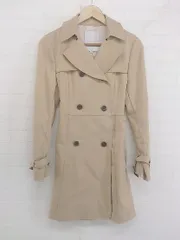 ◇ ◎ MERCURYDUO マーキュリーデュオ 長袖 トレンチ コート サイズM ベージュ レディース P  【中古】 【1211160007788】のサムネイル