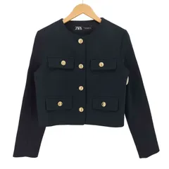 2026年最新】zara ゴールドボタンクロップドジャケットの人気アイテム