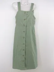 ◇ ehka sopo エヘカソポ 膝下丈 キャミソールワンピース サイズF グリーン レディース P  【中古】 【1211230006482】のサムネイル