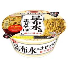 【在庫限り】「12個」昆布水風まぜそば　鶏こく醤油味　127g 　12個　1箱　エースコックのサムネイル