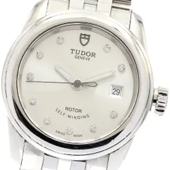 チュードル TUDOR 51000 グラマー デイト デイト 10Pダイヤ 自動巻き レディース 保証書付き_918486のサムネイル