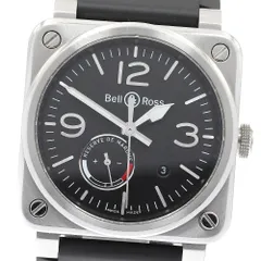 ベル＆ロス Bell＆Ross BR03-97 アビエーション デイト パワーリザーブ 自動巻き メンズ 箱・保証書付き_922878のサムネイル