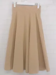 ◇ N. Natural Beauty Basic 膝下丈 フレア スカート サイズS ベージュ系 レディース P  【中古】 【1211240007868】のサムネイル