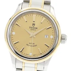 チュードル TUDOR 12103 スタイル デイト 3Pダイヤ 自動巻き レディース 保証書付き_931020のサムネイル