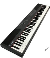 AAlesis キーボード ピアノ 61鍵盤 スピーカー内蔵 ポータブル 初心者