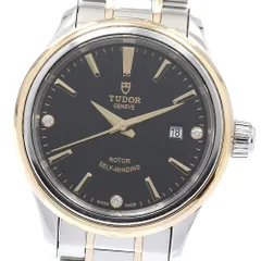 チュードル TUDOR 12103 スタイル デイト 3Pダイヤ 自動巻き レディース 良品 保証書付き_933101のサムネイル