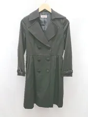 ◇ Debut de Fiore LAISSE PASSE シンプル ロング リボン 長袖 トレンチ コート サイズ38 ブラック レディース E  【1212020010450】のサムネイル