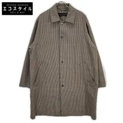 MACKINTOSH　マッキントッシュ　ブラウン GM-1058 ハウンドトゥース GTS HALKIRK コート　38のサムネイル