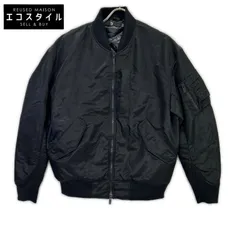 UNIQLO　ユニクロ　+J ジルサンダー ブラック ハイブリッドダウンオーバーサイズMA-1ブルゾン　M