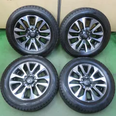 ほぼ未使用！24年！キレイ★トヨタ 150系 ランクル プラド 純正 265/55R19 スタッドレス ダンロップ ウインターマックス SJ8 SJ8+ 19インチ PCD139.7/6H★6051201イスのサムネイル