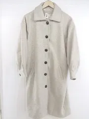 ◇ JUNOAH ジュノア 長袖 ロング コート ライトグレー系 レディース P  【1212150006095】のサムネイル