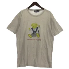 ポロ バイ ラルフローレン Polo by Ralph Lauren ポロベア Tシャツ カットソー 半袖 グレー L ■ECD001