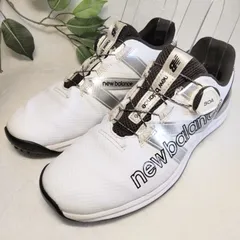 【良品】NewBalance/ニューバランス/UGBF996BOA/ゴルフシューズ/ホワイト/白/24.5cm
