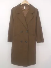◇ ◎ JUNOAH ジュノア 長袖 ロング コート サイズM ブラウン レディース P  【1212220009100】のサムネイル