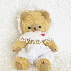 ハンドメイド テディベア 26cm ドイツ製モヘア シュルテ グラスアイ ハンドメイド テディベア 26cm ドイツ製モヘア シュルテ グラスアイ