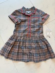現行タグ BURBERRY キッズ 半袖 ワンピース ノバチェック - メルカリ
