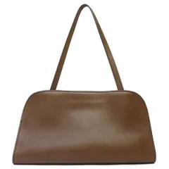 ザ ロウ W1774 PEGGY CLUTCH ペギークラッチ カーフスキン ラムスキン muschio ans ムスキオ アンス ブラウン 2WAY ショルダーバッグ レザー シルバー金具 THE ROW(中古)のサムネイル