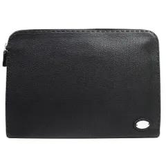 フェンディ 7M0170 セレリア ドキュメント ケース カーフスキン ブラック セカンドバッグ クラッチ レザー シルバー金具 FENDI（未使用　展示品）のサムネイル