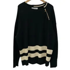 クルニ CULLNI Neck Zip Line Knit ウール 23-AW-042 セーター ブラック 2サイズ 201MT-5949のサムネイル