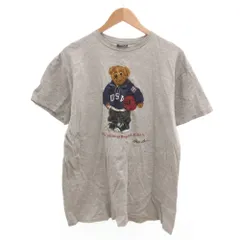 ポロ バイ ラルフローレン Polo by Ralph Lauren Tシャツ 半袖 ポロベア M グレー /JS ■GY61