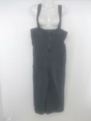 ◇ w closet ダブルクローゼット カットオフ デニム サロペット オーバーオール サイズF ブラック レディース P  【1212280009829】のサムネイル