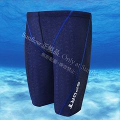 Men's Swimming Swimsuit, Fitness Swimwear, Swim Shorts, Half-Length Swim Shorts, Loose Fit, Gym, Training Swimwear, Knee-Length, Stretch, CSZ516P0065