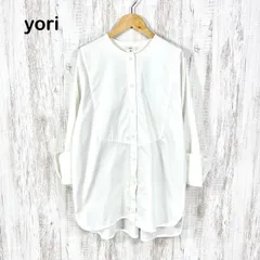 Yori ヨリノーカラードレスシャツ ホワイト YR2121-012SPのサムネイル